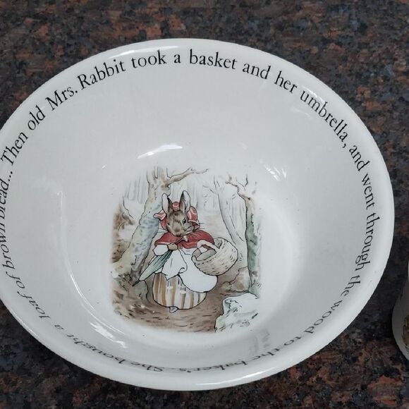 Peter Rabbit Bowl and Cup Set - Picture 2 of 4